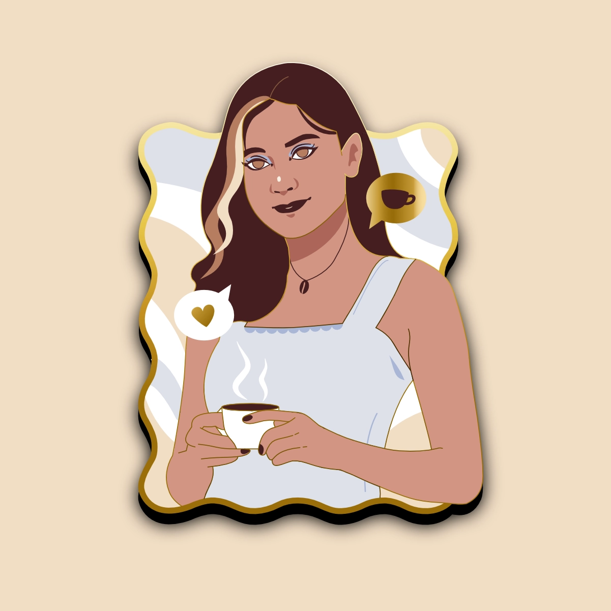 Pins "Coffee Lover"